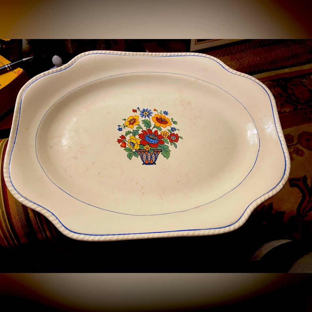 Steubenville Pottery “Chinese Poppy” Serving Platter
